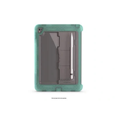 Image of Griffin Survivor Slim Rugged Tough Case and Stand for Apple iPad Pro 9.7 Green/Grey