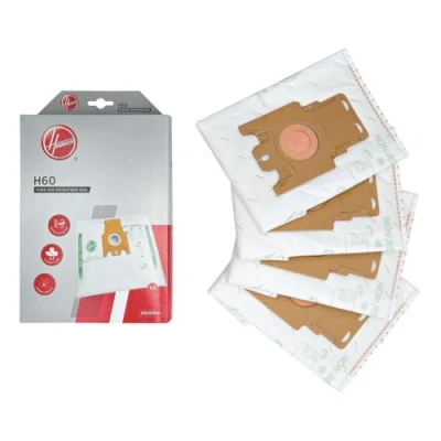 Image of Hoover 35600392 H60 Anti Odour Filtration Bags Sensory Purepower, Paper, White
