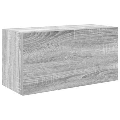 Image of vidaXL Bathroom Wall Cabinet Grey Sonoma Engineered Wood Ample Storage &amp; Versatile Use 60x25x30 cm