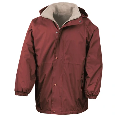 Image of Result R160A Reversible Stormdri 4000 Fleece Jacket Burg/Camel, Small