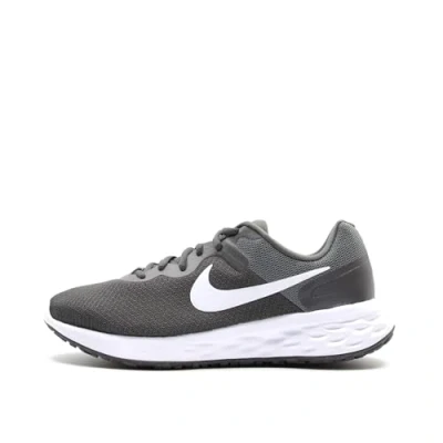 Image of Nike Men&#039;s Revolution 6 Nn Sneaker, Iron Grey White Smoke Black Lt Grey, 7.5 UK