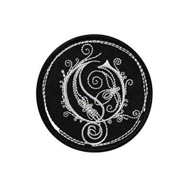 Image of Opeth Metal Band Silver Patch Badge Embroidered Iron on Applique Souvenir Accessory