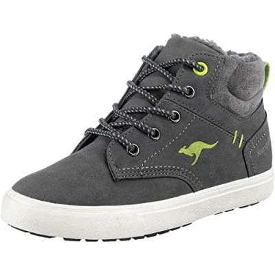 Image of KangaROOS Women&#039;s KAVU X Sneaker, Steel Grey Lime, 5 UK