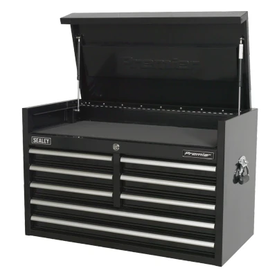 Image of Sealey Premier Topchest 8 Drawer 915mm Heavy Duty Black