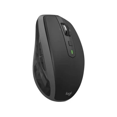 Image of Logitech MX Anywhere 2S Bluetooth Edition Wireless Mouse, Multi Surface, Hyper Fast Scrolling, Rechargeable, Portable, Connects Up to 3 Mac/PC Computers Graphite