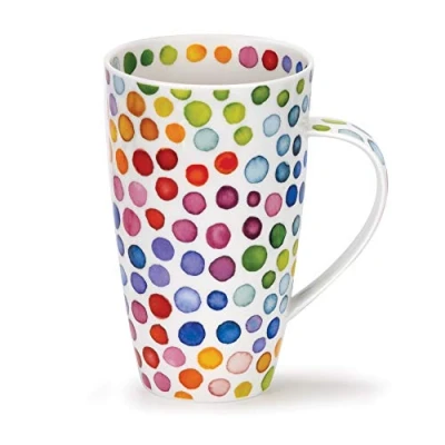 Image of Dunoon Hot Spots Henley shape Fine Bone China Mug