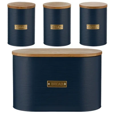 Image of Typhoon Otto Navy 4 Piece Kitchen Storage Set
