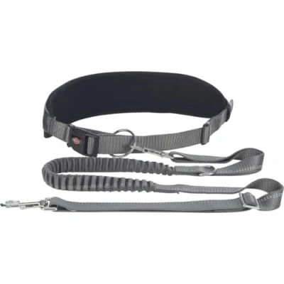 Image of Trixie Waist Belt with Leash, black
