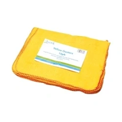 Image of 2Work Yellow Duster 508 x 355mm (10 Pack) 103088