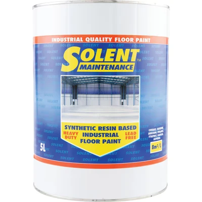 Image of Solent Maintenance Synthetic Resin Based Industrial Mid Green Floor Paint 5LTR