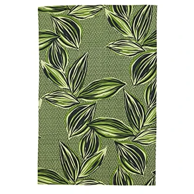Image of Ulster Weavers Geo Leaves Cotton Tea Towel