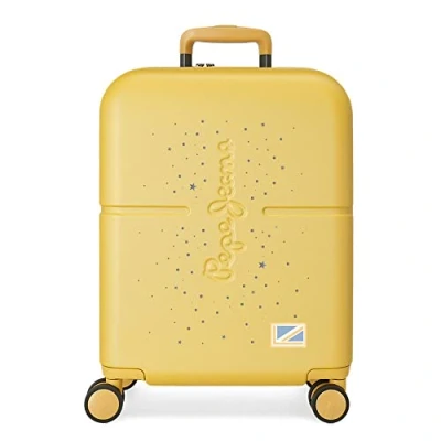 Image of Pepe Jeans Jane Cabin Suitcase, 40 x 55 20 cm, Lemon Tree, 40x55x20 cms, Suitcase