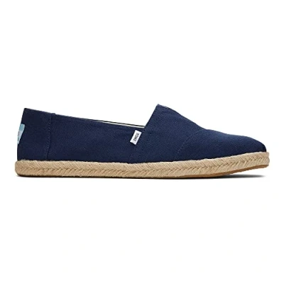 Image of TOMS Men&#039;s Alpargata Rope Classic Loafer Flat, Blue Navy, 8.5 UK