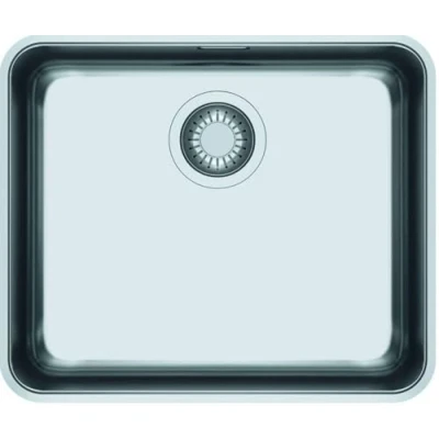 Image of Franke 122.0204.649 Stainless Steel Kitchen Sink with Single and Half Bowl, Grey