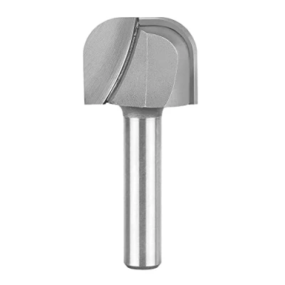 Image of SpeTool 8mm Shank Bowl Router Bit 25mm Cutting Diameter and Tray Cutter Groove Double Flute Woodworking Tool