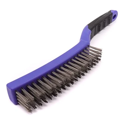 Image of COTTAM Wire Brush 4 Row Comfort Grip (Stainless Steel)