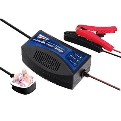 Image of Streetwize 1.5A Car Battery Charger 6V/12V Automaic Trickle and Desulfator For Lead Acid, GEL, AGM, Leisure, Car, Motorbike, Mootorhome Caravan Batteries SWTBC
