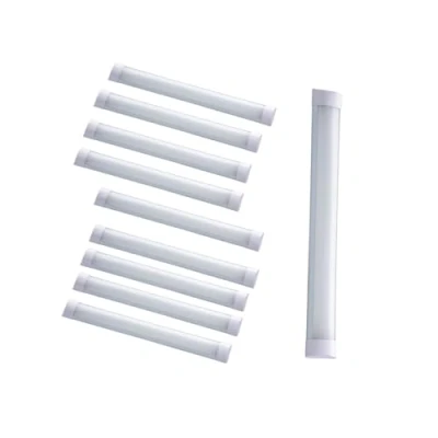 Image of Brightex, Pack of 10 Led Batten Lights 6FT 72W Tube Light Fitting Garage Office Shop Ceiling mounting Fluorescent Slimline Cool White lamp Strip