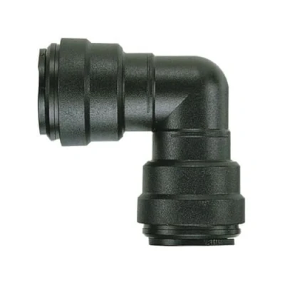 Image of John Guest 12mm Equal Elbow Push Fit Pipe Water Fitting Connector, Pack of 3