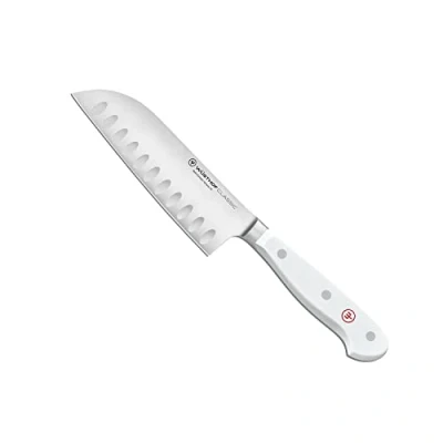 Image of Wüsthof Classic White 7 Inch Santoku Knife