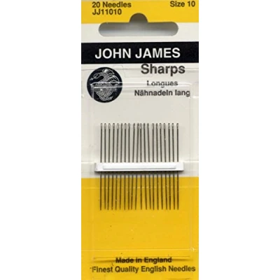 Image of Colonial Needle JJ110 10 20 Count John James Sharps Needle, Size