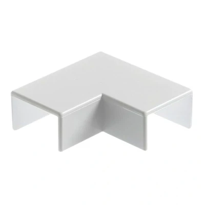 Image of MK Electric YAF2BQWHI ABS Trunking 90DEG Flat Angle 25 x 16mm