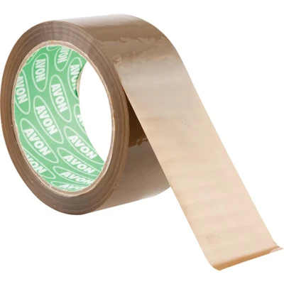 Image of Avon Brown Polypropylene Sealing Tape 50mm x 66m
