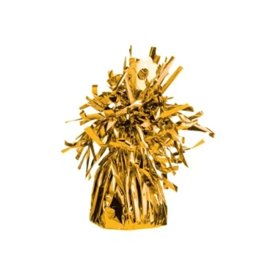 Image of Amscan 991365 19 Gold Fringed Foil Balloon Weight 170g