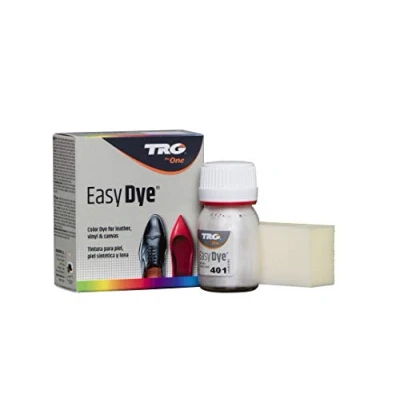Image of TRG The One Easy Dye, Leather Shoe Color Restore Paint, 401 Silver, 25 ml