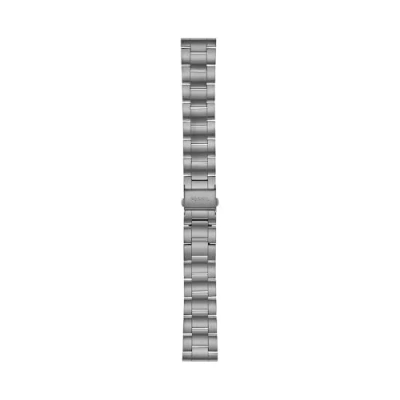 Image of Fossil LiteHide S221438 Men&#039;s Watch Strap 12 mm Leather Grey, smoke, 22 mm, Casual