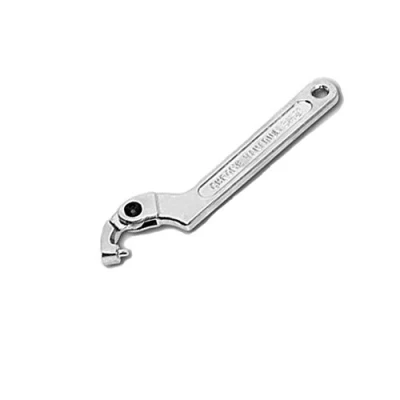 Image of GOZAR Chrome Vanadium Adjustable Hook Wrench C Spanner Tool 19 51mm 32 76mm 51 120mm Round head 1