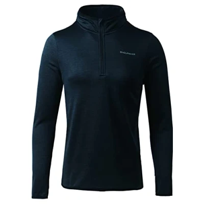 Image of Endurance Women&#039;s Vironic Waffle Melange T Shirt, Opaque, 1001 Black, 34 (EU)