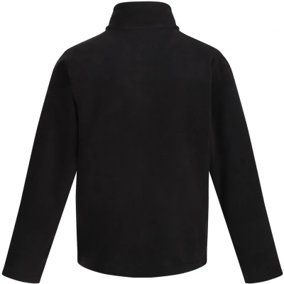 Image of Regatta Kids Professional Brigade II Quick Drying Full Zip Fleece, Lightweight Warm Layer with Good Wicking &amp; Two Pockets Perfect for Walking, Hiking Camping Black