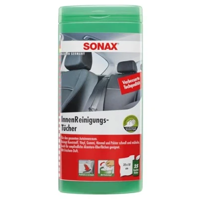 Image of Sonax 1837841 412.200 Interior Cleaning Wipes (25 Pieces)