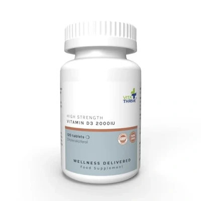 Image of VitaThrive® Vitamin D3 50µg High Strength 2000IU 120 Tablets
