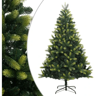 Image of vidaXL Artificial Hinged Christmas Tree with Stand 120 cm