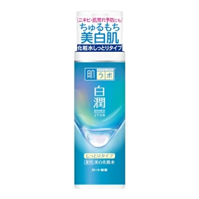 Image of Skin lab [Quasi drugs] HakuJun medicated whitening lotion high purity arbutin x vitamin C Wakan pearl barley extract formulated moist type 170mL