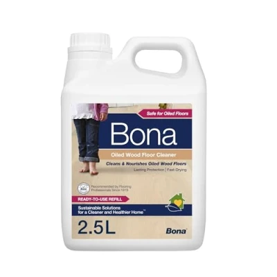 Image of Bona Oiled Wood Floor Cleaner 2.5 Litre Refill, White