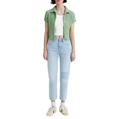 Image of Levi&#039;s Women&#039;s 501 Crop Jeans, Cheer Camp, 26W / 26L