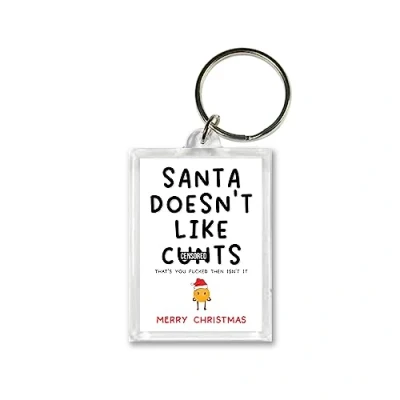 Image of Rib ticklerz Funny Keyring Novelty Rude Offensive Christmas Joke Gifts Secret Santa Present Work Colleague Best Friend Bestie Banter Fun KR150