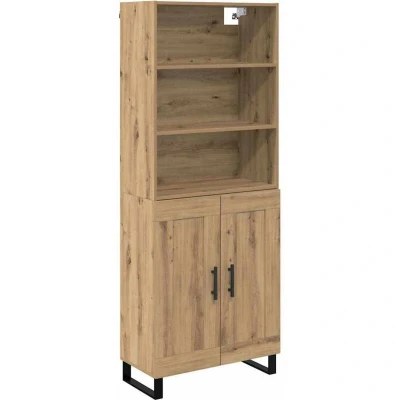 Image of vidaXL Highboard Artisan Oak 69.5 x 34 180 cm