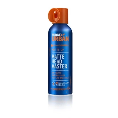 Image of Fudge Urban Matte Headmaster Hairspray for Men, Strong Hold, Texturizing with Finish, Hair Spray 135 ml