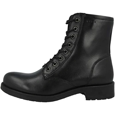 Image of Geox Womens D Rawelle Ankle Boots, Black, 3 UK