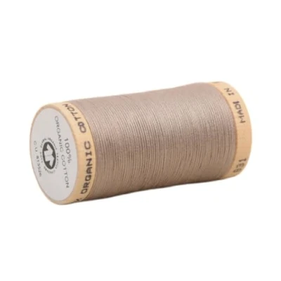 Image of MDC Spool of 100% Organic Cotton Thread 275 m Taupe