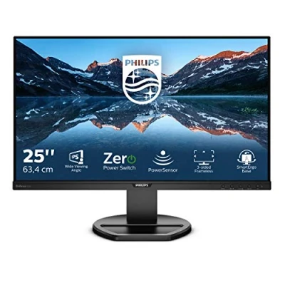 Image of PHILIPS 252B9 25 Inch WUXGA monitor, 60Hz, 5ms, IPS, Height adjust, Speakers, FlickerFree, USB Hub (1920 x 1200, 300 cd/m², HDMI/VGA/DP/DVI/USB 3.1)