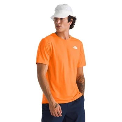 Image of The North Face TEE Sports Tshirt, Men&#039;s, Size: XS, Digital orange