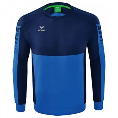 Image of Erima Adult Casual Six Wings Sweatshirt, New Royal/New Navy, 3XL