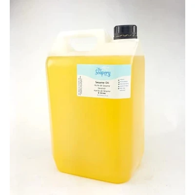 Image of Sesame Seed Oil Refined 5 Litre 100% Pure and Natural Carrier for Massage Skin Care