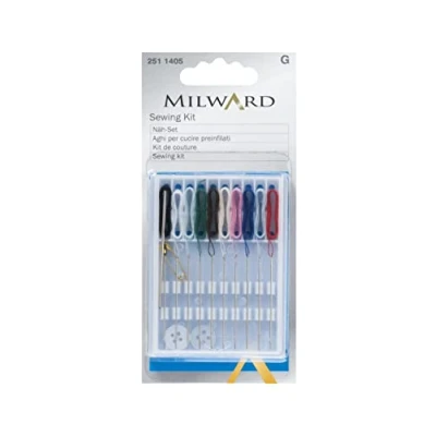 Image of Milward Sewing Kit with Pre Threaded Needles, Unbekannt, One Size