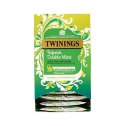 Image of Twinings Double Mint Tea Bags 15 Individually Wrapped (Pack 4) F16868